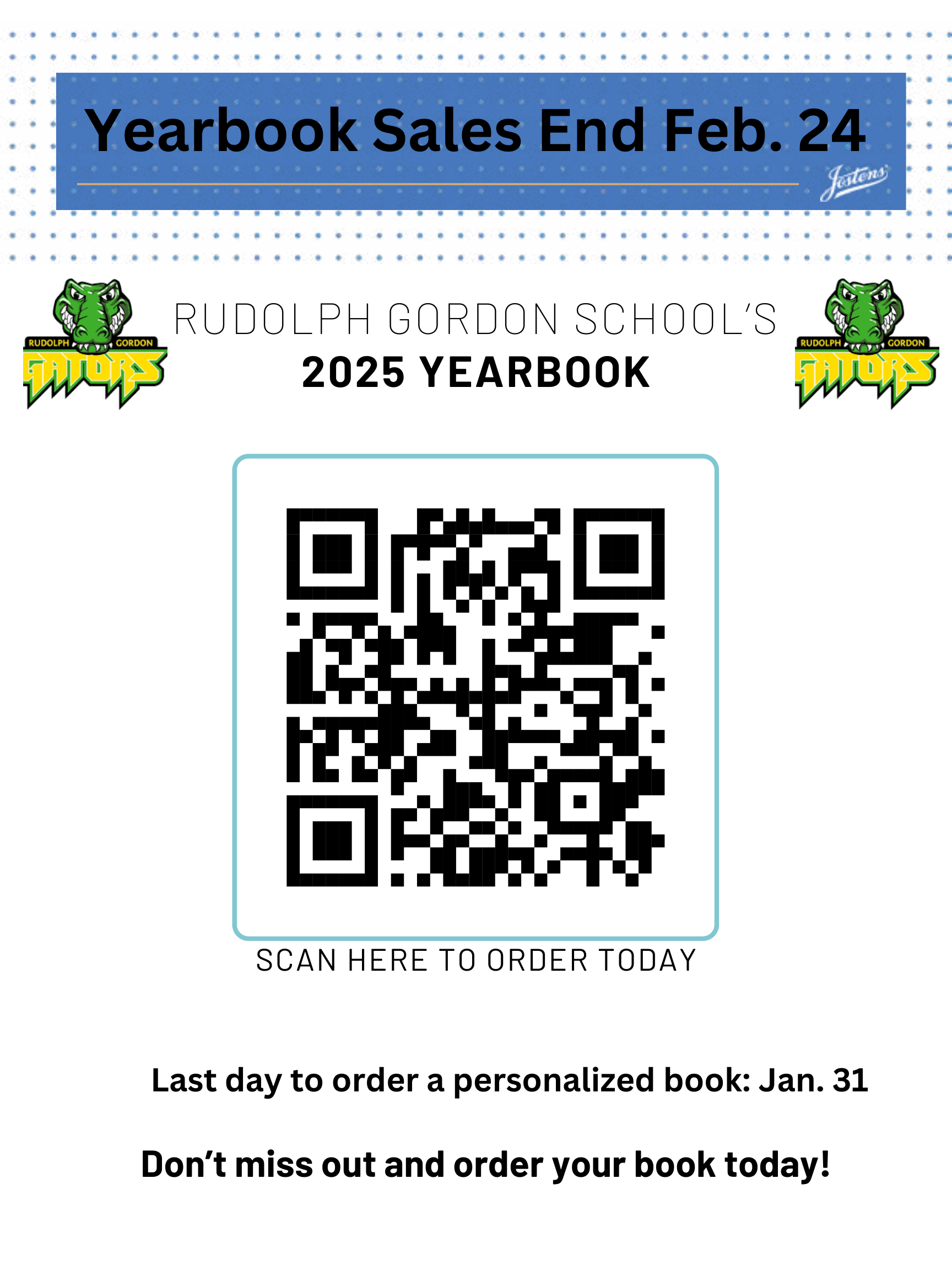 24-25 purchase yearbook flyer